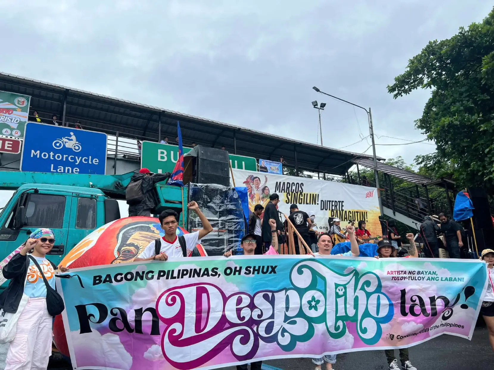 The group during the People's SONA last year. Adjacent to the Artists' Agenda, they also plan to release a "State of Culture and the Arts" report this year.