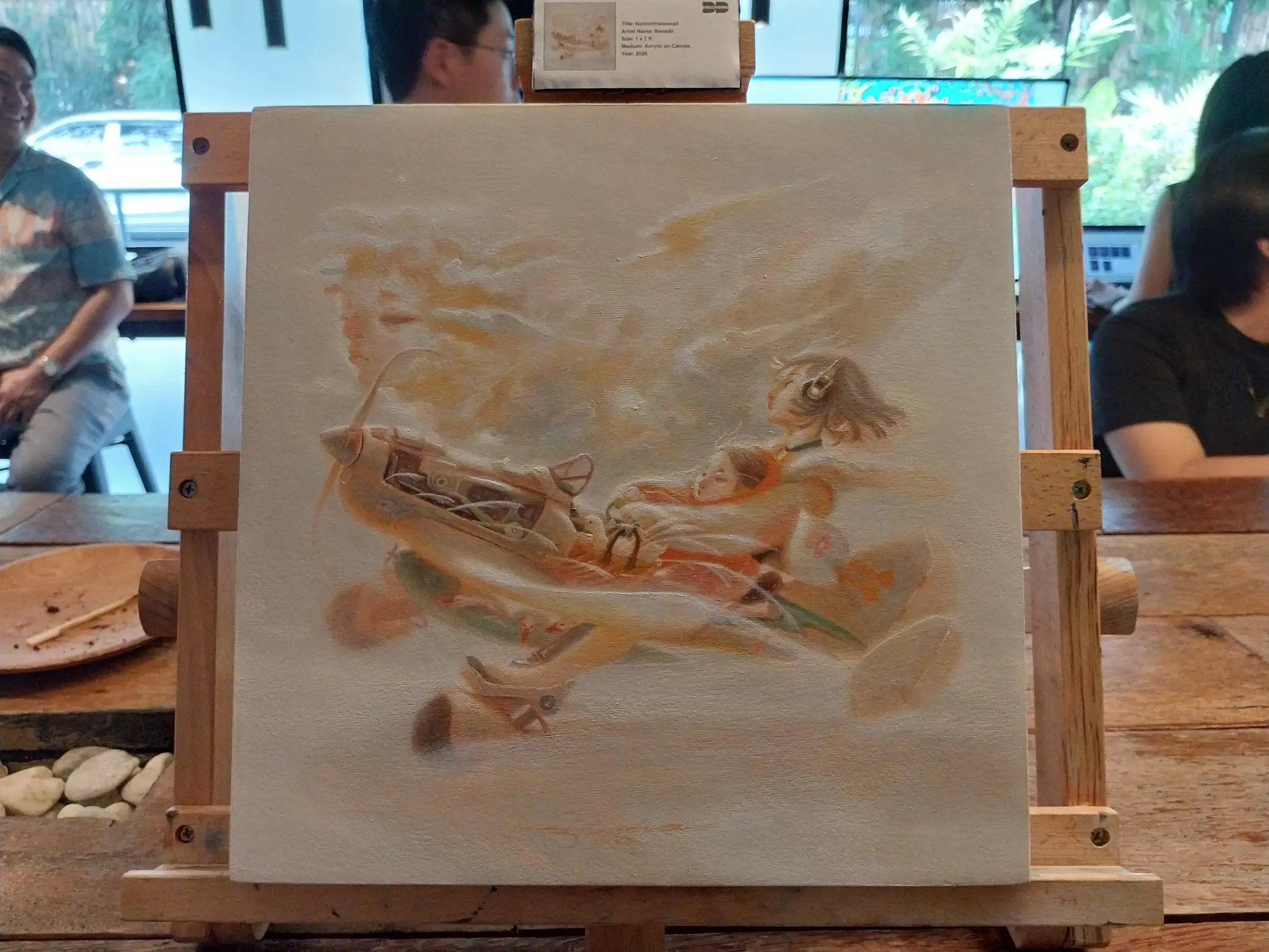 One of the artworks being shown for MoCAF Discoveries.