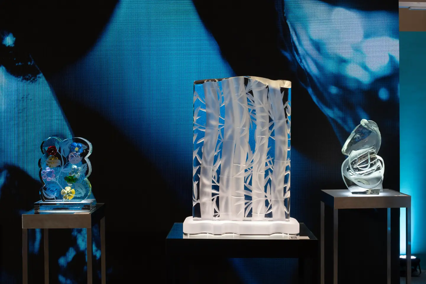 Some of the artworks for "RAM: Nature's Abundance" at MoCAF 2025.