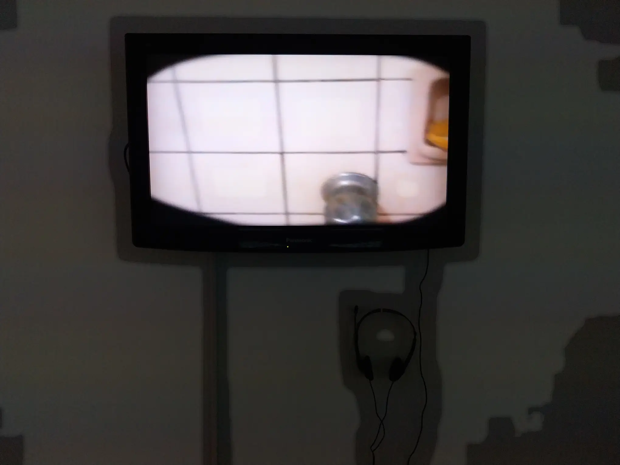 A frame from "Sit in My Retina" as shown at "eatsleepdreamwork."