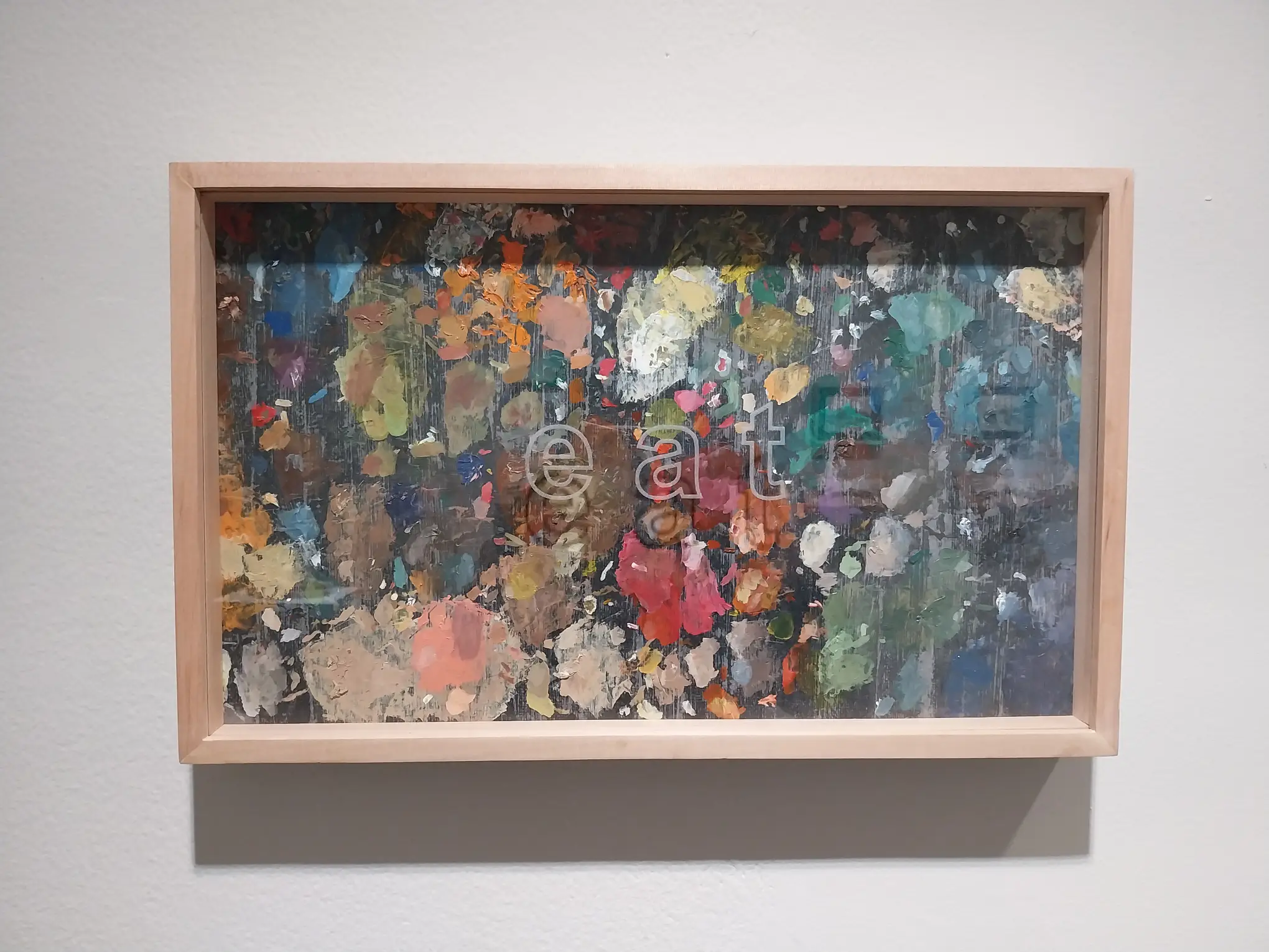 Abstract painting by Lee Paje for "eatsleepdreamwork."