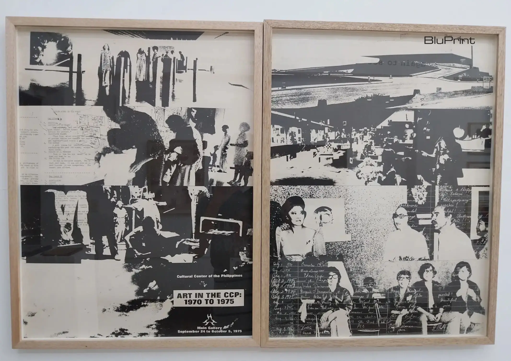 A poster from the collection of Judy Freya Sibayan. Shown in Calle Wright for "Early Philippine Contemporary Art."