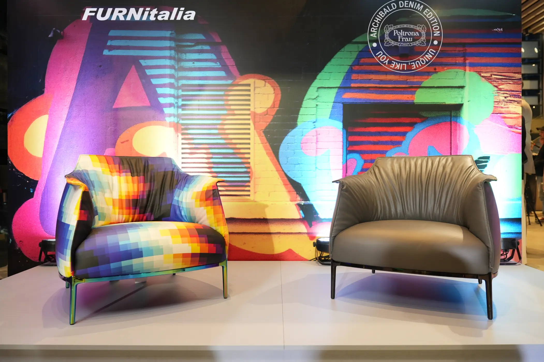 Other designs and examples of the Archibald by Poltrona Frau.