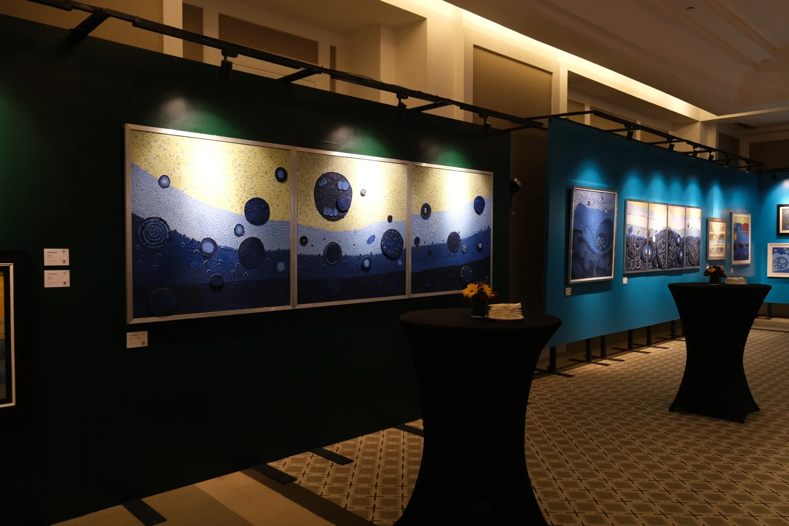 Works by Nena Saguil as shown in "Salinlahi" curated by Marika Constantino.