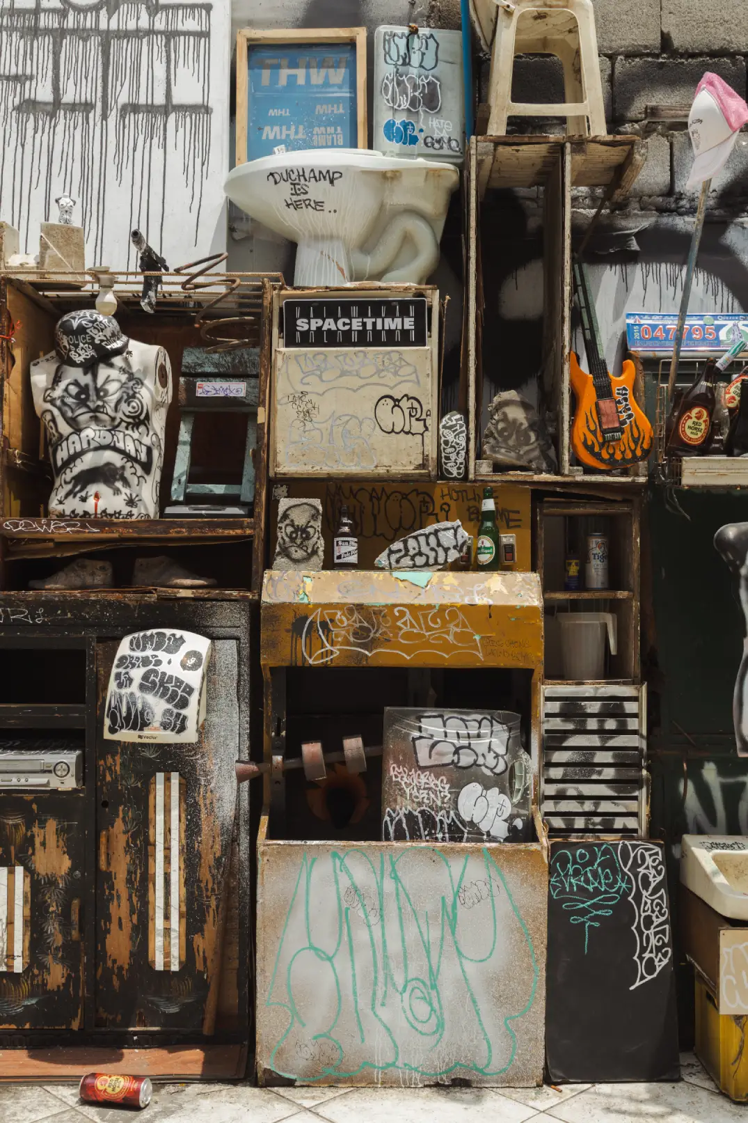 An exhibit by Kalawakan Spacetime during the QC Biennial.