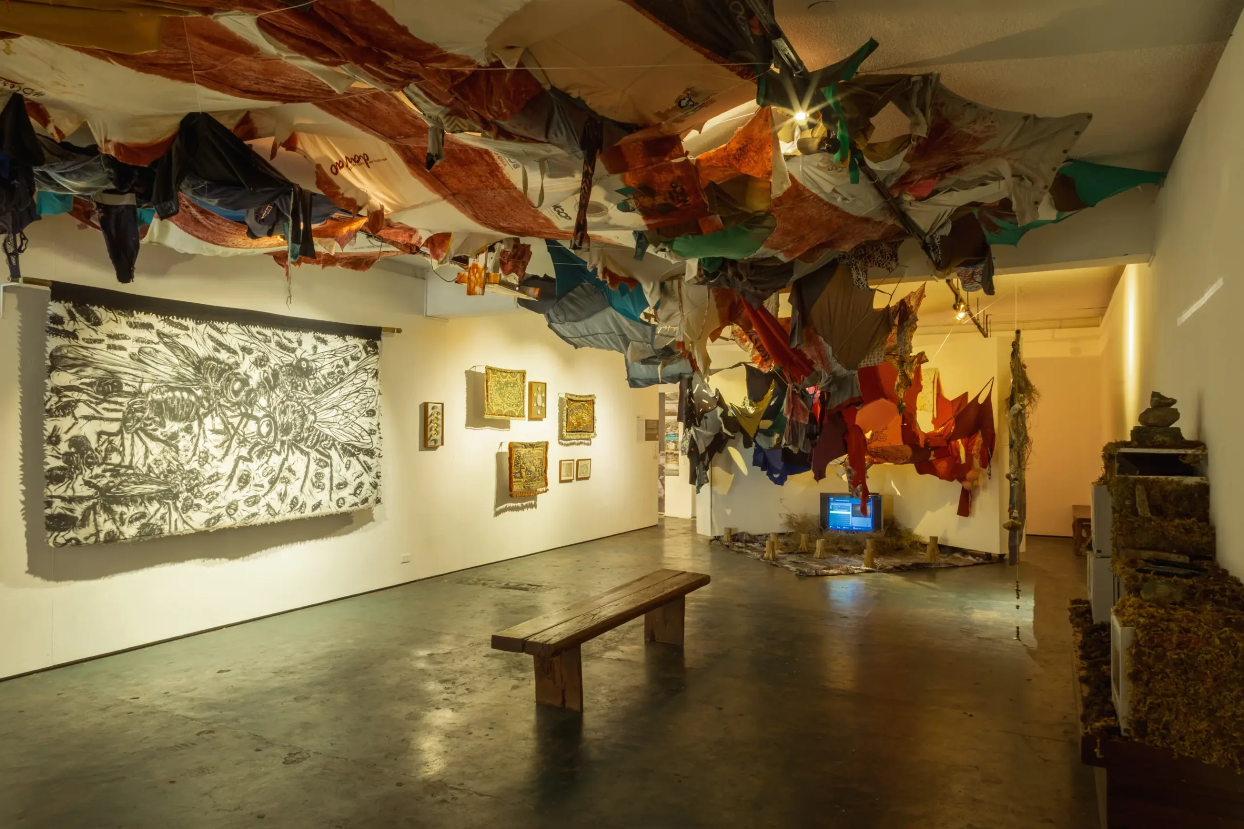 Kalawakan Spacetime's exhibition during the QC Biennial.