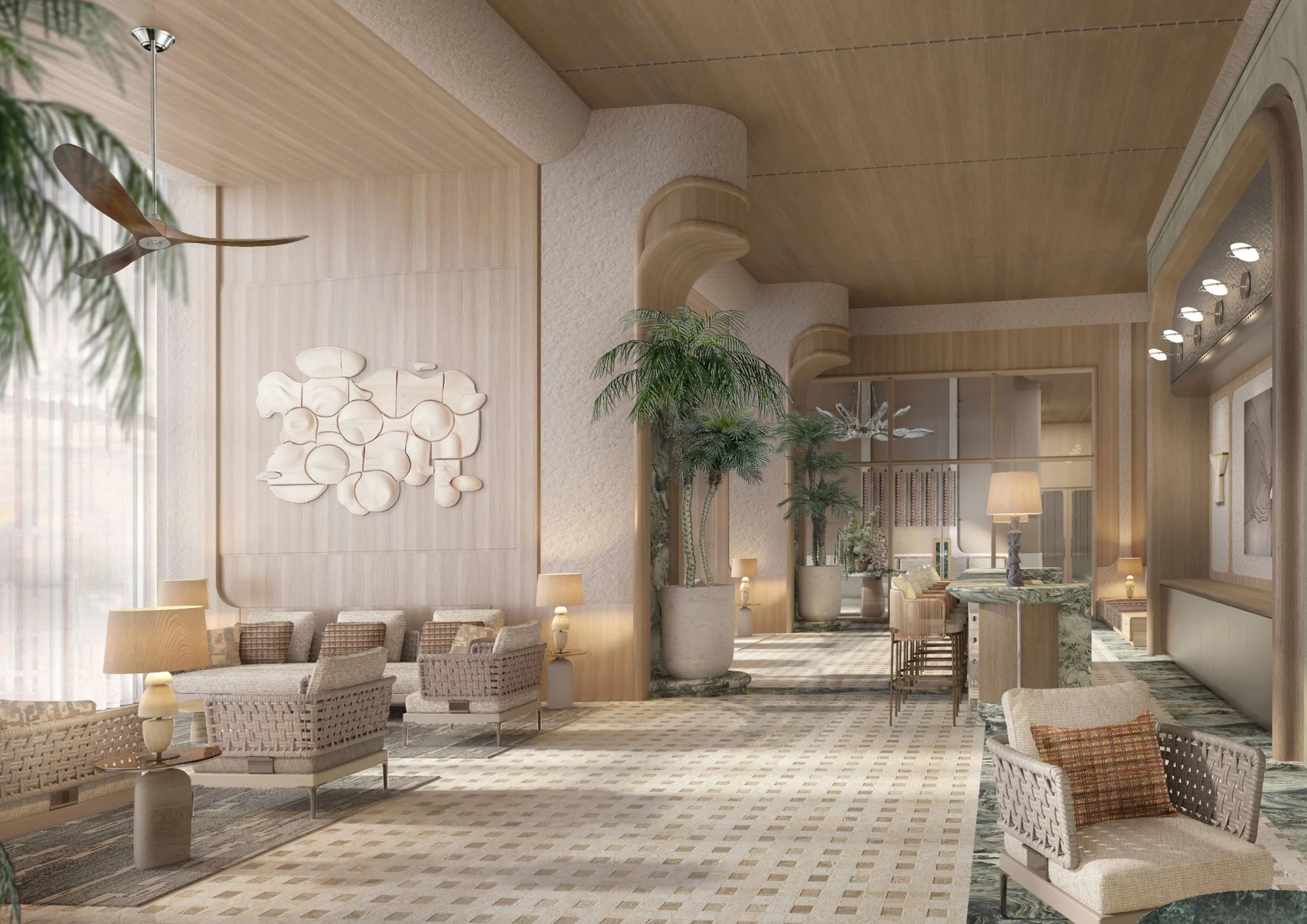 A Softer Geometry: Joyce Wang Studio Crafts the Subtle Narrative of Laurean Residences.