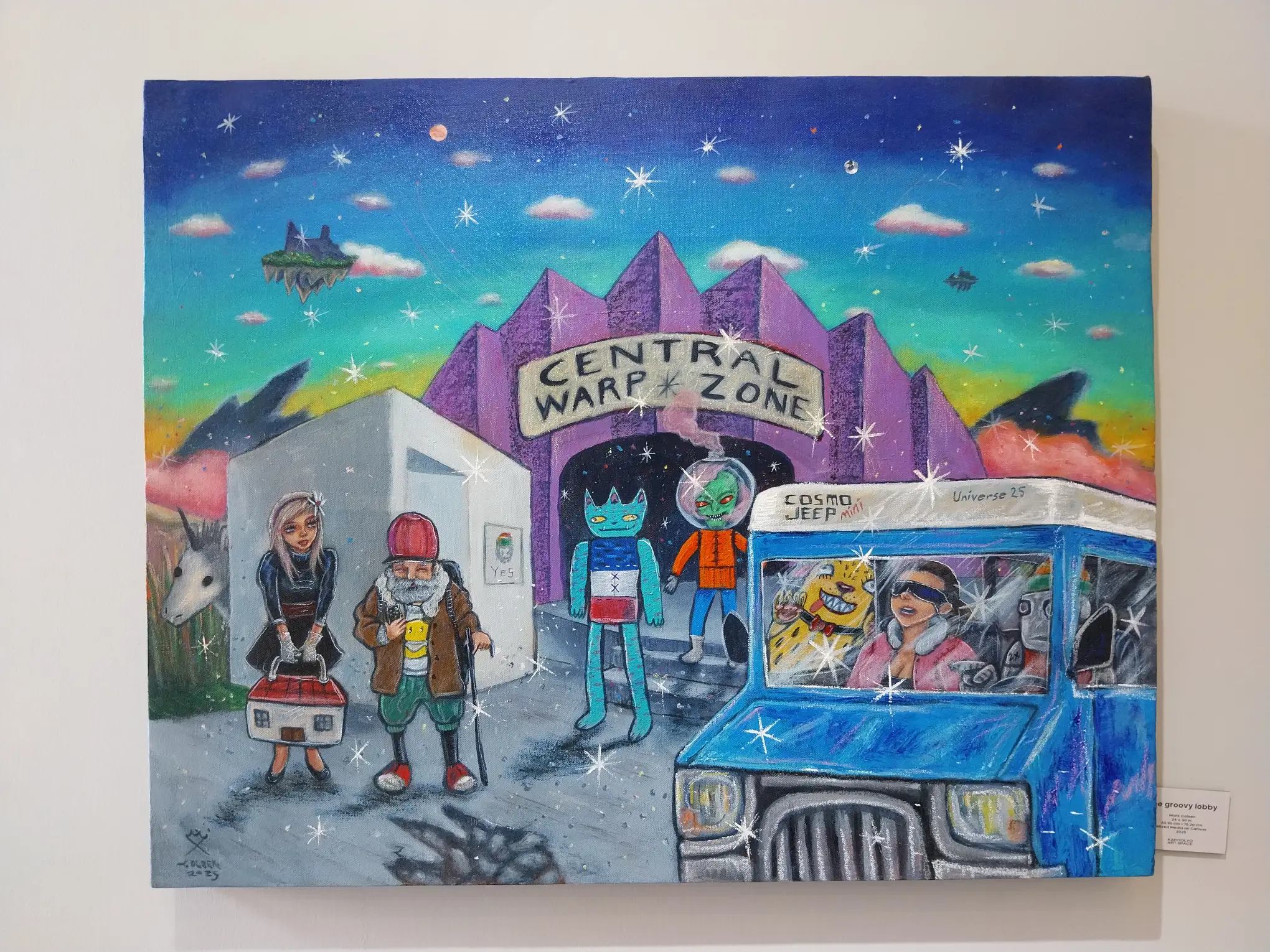 An artwork shown in "Mutational Loop" at Kapitolyo Art Space.